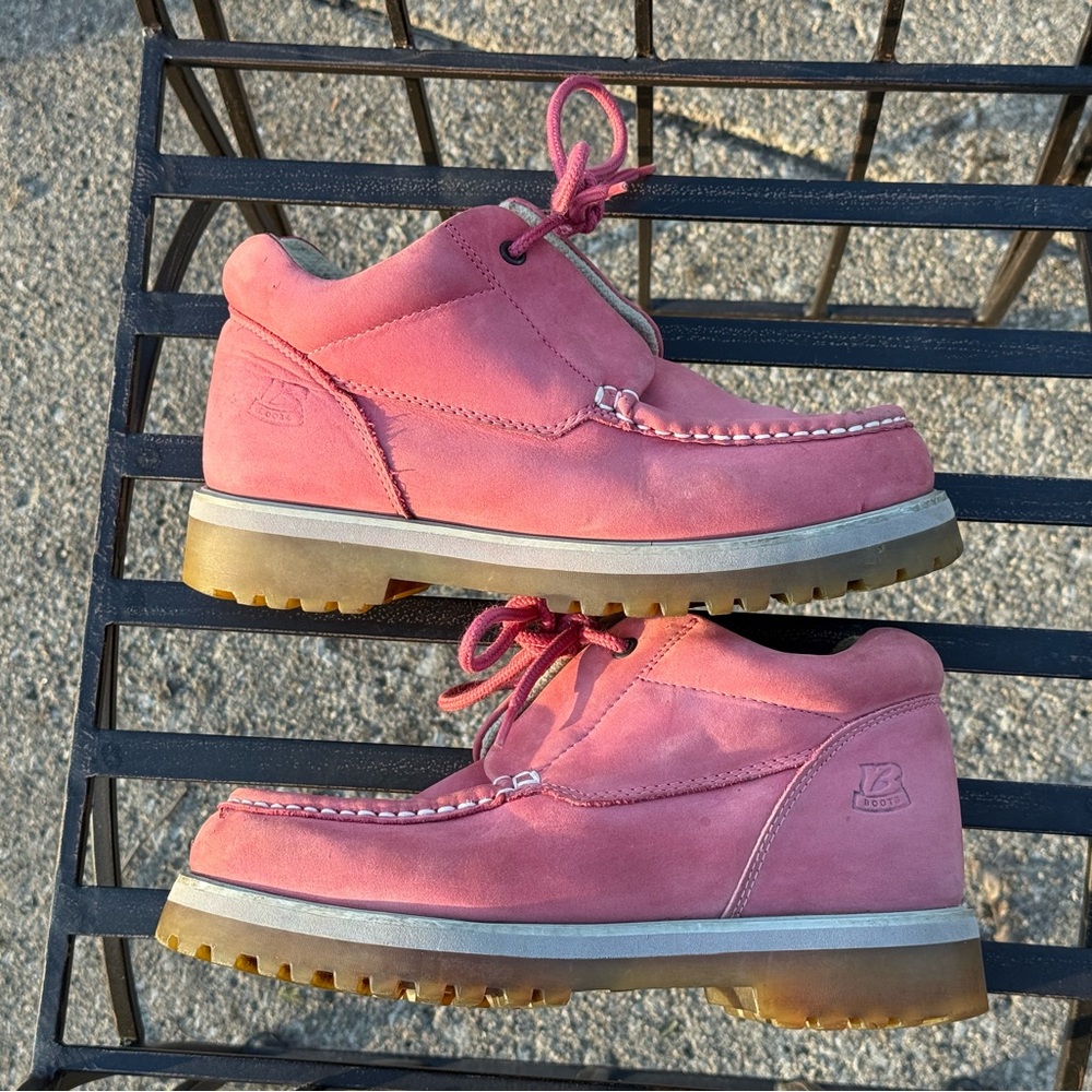 🧿Buffalino Lady B-Boots RARE Pink Chukka Ankle Boots